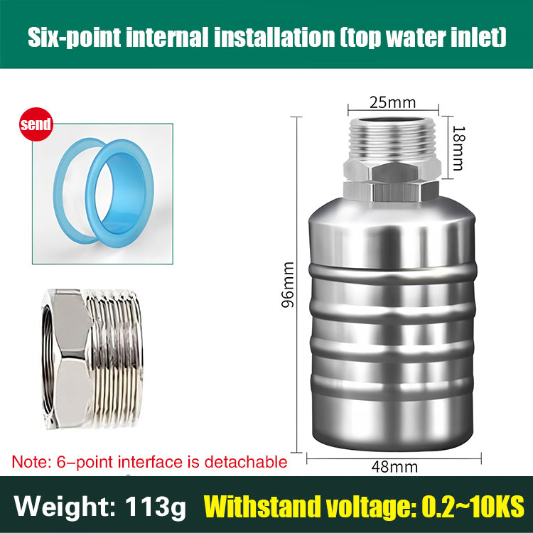 【20+25+32CM】Valvola a sfera in acciaio inossidabile, regolatore automatico del livello dell'acqua per il riempimento dell'acqua