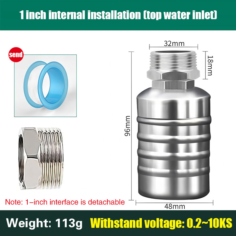 【20+25+32CM】Valvola a sfera in acciaio inossidabile, regolatore automatico del livello dell'acqua per il riempimento dell'acqua