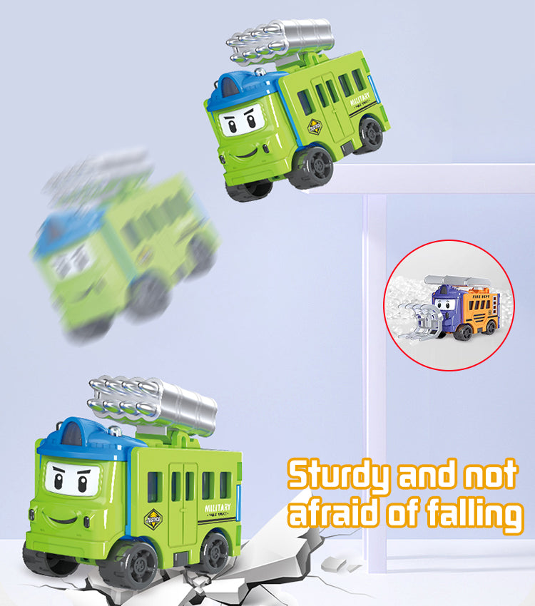 💖🚗Macchina giocattolo trasformabile per bambini🚧Regalo camion da costruzione✨