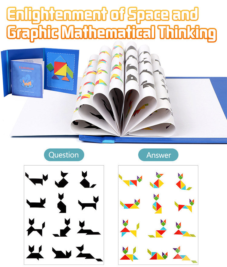 Puzzle magnético e cubo de brinquedo para crianças 🧩🧸 Brinquedo educativo para desenvolver competências geométricas em crianças 👶✨