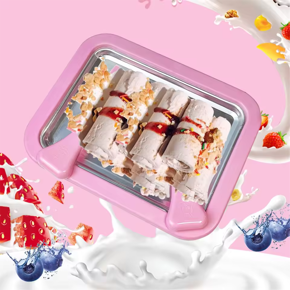 🧊🧊Macchina per cubetti di ghiaccio multifunzionale con vassoio per frigorifero, adatta per feste di Natale, famiglie e bambini, gelato