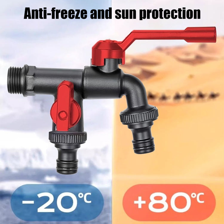 🏠❄️Torneira anticongelante de inverno, resistente ao frio até -30°, com uma entrada e duas saídas, disponível para uso interior e exterior.