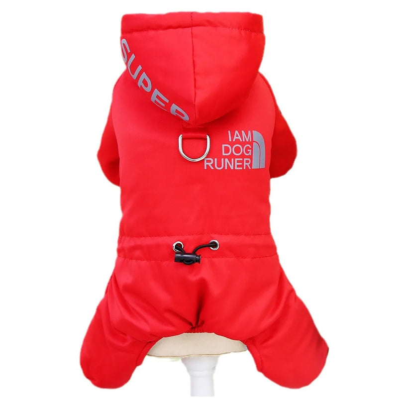 🐕Roupa quente de inverno para cães pequenos e médios❄️---com faixas refletoras, tecido triplamente impermeável e disponível em várias cores