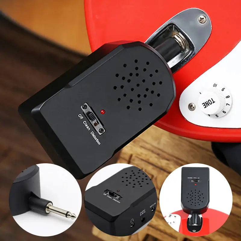 🎸Mini Amplificador Portátil para Guitarra Elétrica🎄 Últimos três dias com preços incrivelmente baixos!