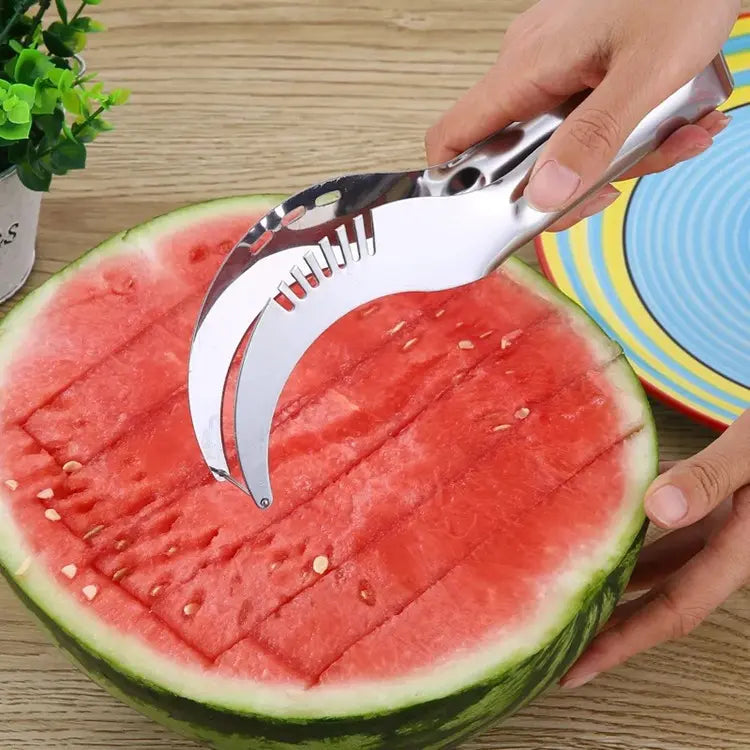 【💥Acquista 1 e ricevi 1 gratis】Coltello per anguria a forma di mulino a vento in acciaio inossidabile, accessori da cucina