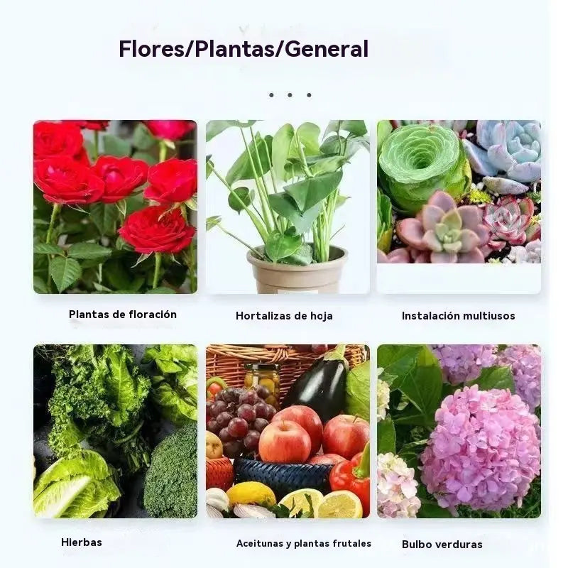 Fertilizzante fogliare idrosolubile con clorofilla per fiori, alberi da frutto e ortaggi. Favorisce la crescita di radici e piantine e aumenta la produzione. Fertilizzante agricolo idrosolubile.