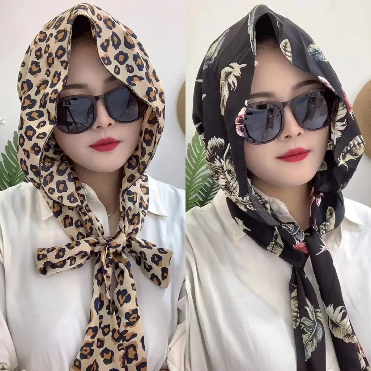 🎁【Acquista 2 e ricevi 2 gratis】Fazzoletto alla moda, sciarpa antivento e con protezione solare alla moda