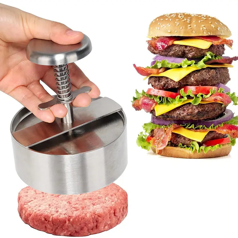 Prensa manual de carne para hambúrgueres