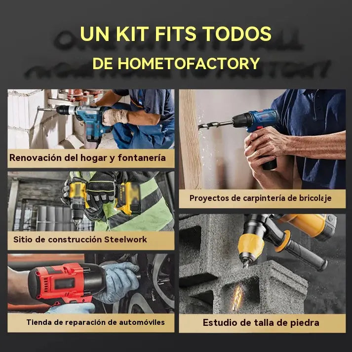 🔥Promoção 2025🔥Conjunto de brocas excêntricas de 4 canais para serviço pesado