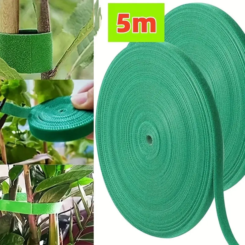 【25/50/100M】Cinghie di supporto per piante regolabili e riutilizzabili per una crescita efficace delle piante