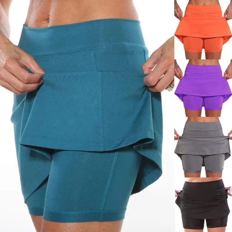 đź’•Pantaloni sportivi finti da donna in due pezzi