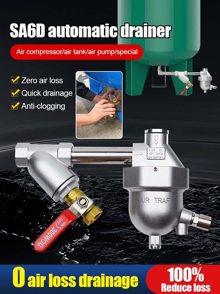 🧰Drenagem automática do depósito de ar e do compressor de ar.