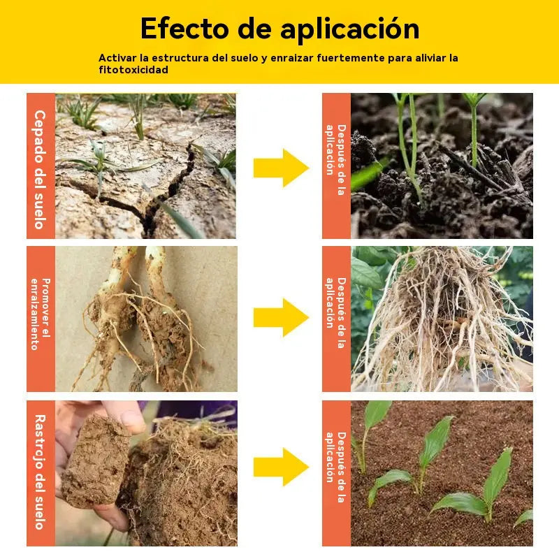 【200 g/500 g】Trattamento biologico per radici marce e terreno impoverito|Agente microbico per prevenire l'appassimento e l'essiccazione delle piante|Adatto a tutte le colture di frutta e verdura|100 g per 60 l di acqua