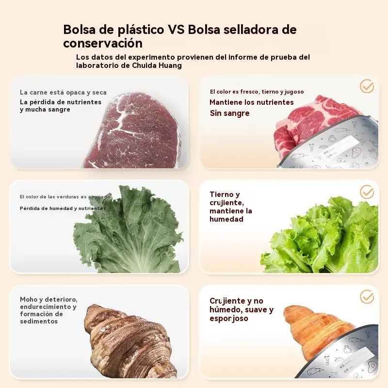 🥩【30/60/90 peças】Sacos selados de papel de alumínio de grau alimentar com fecho para manter fresco para utilização em frigoríficos domésticos