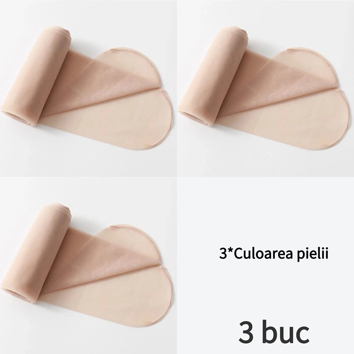 šć3/6/9 pezzićCollant trasparenti ultrasottili con cavallo aperto 15D