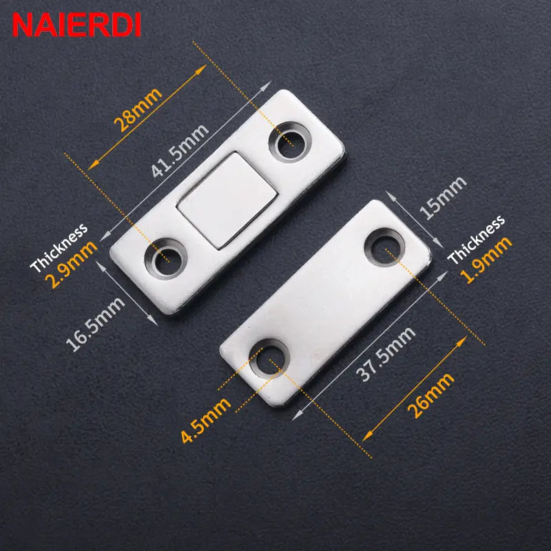 🛠️🔧Magnete invisibile ultrasottile per anta di mobile senza foratura