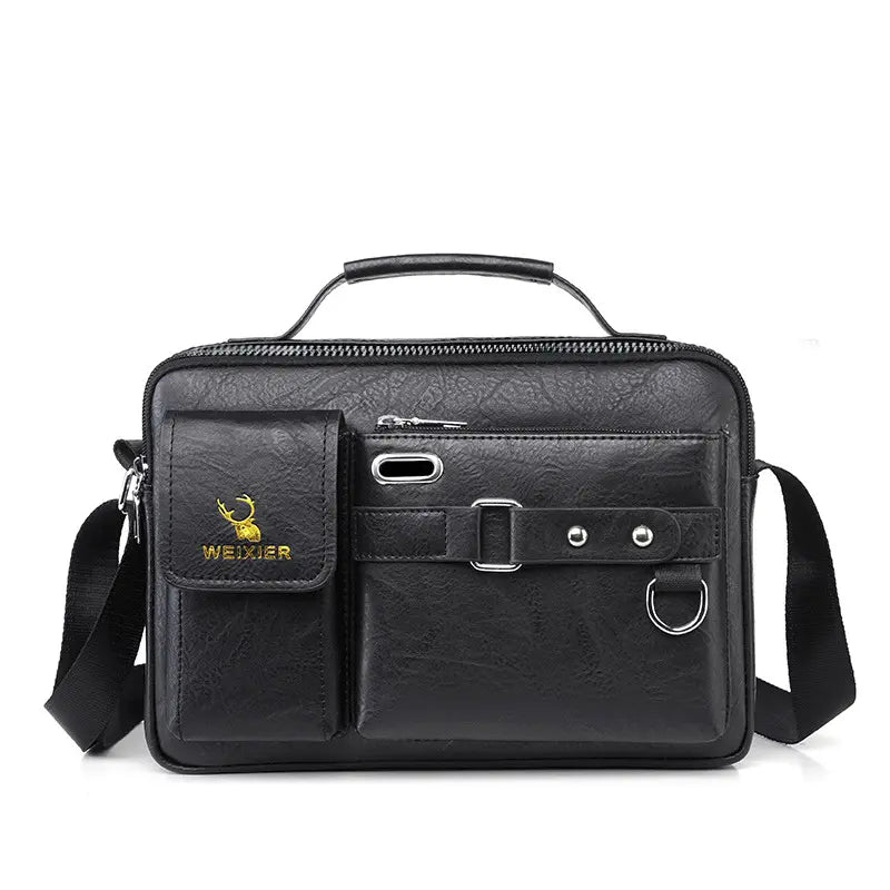 🔥 Borsa da uomo in vera pelle, stile retrò, nuova moda 2025🤵🤵