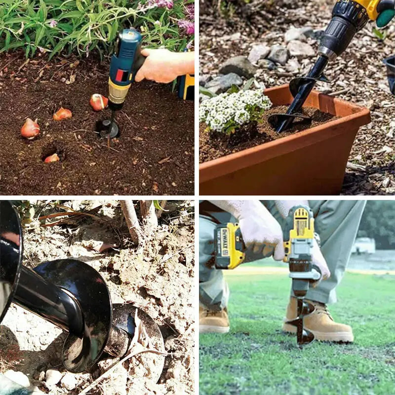 🌱 Attrezzi da giardinaggio Zappe da giardino con asta a spirale