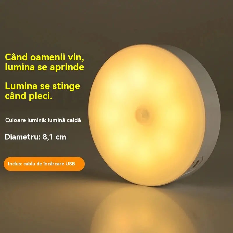 🏡💡Luz LED inteligente que deteta o corpo humano, fácil de transportar e prática