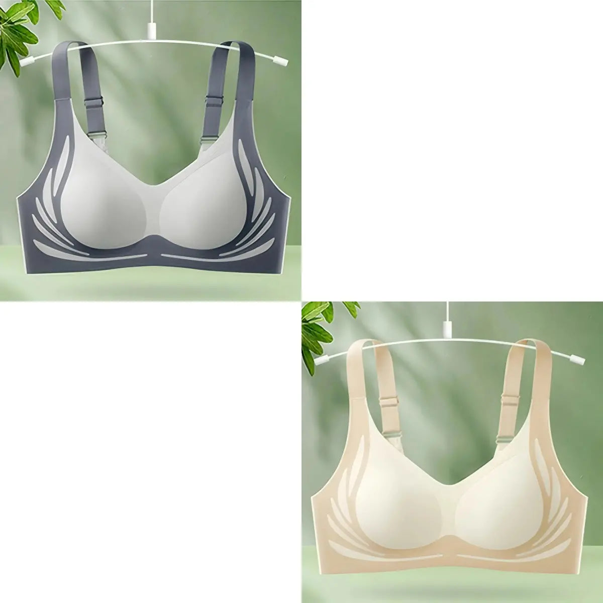 đăConfezione da 4ăReggiseno intero senza ferretto da donnaâ¤ď¸ă40-85 kgă