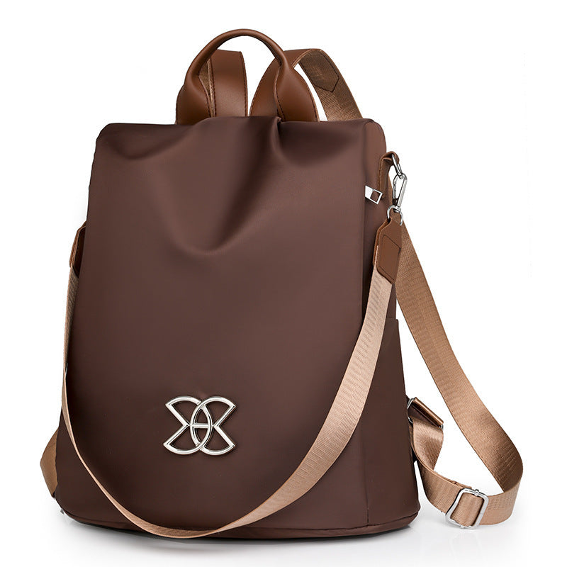 Borsa a tracolla leggera antifurto multifunzionale di grande capacità in tessuto Oxford