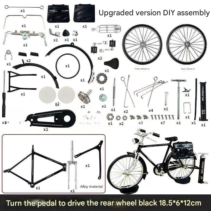 【2 vehicule】 Replica 1:1, îmbinare manuală, model de bicicletă cu 28 de bare