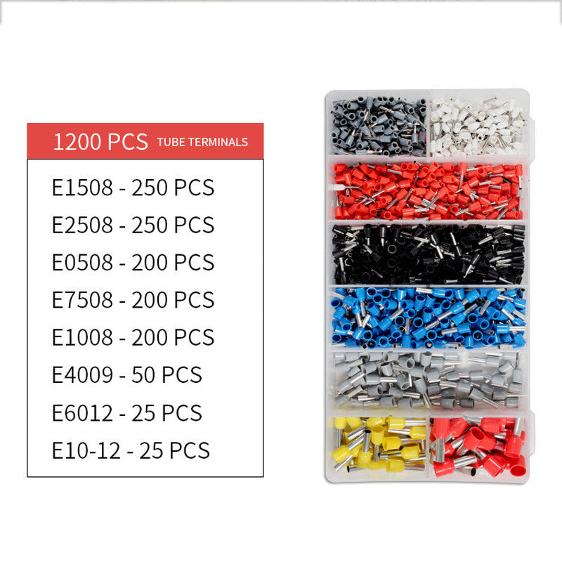 👉👍【1200 pezzi】Pinze per crimpatura di tubi