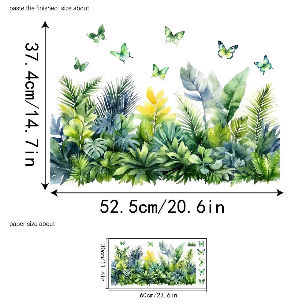 🌸Decalque de Janela com Ramo de Flores Coloridas