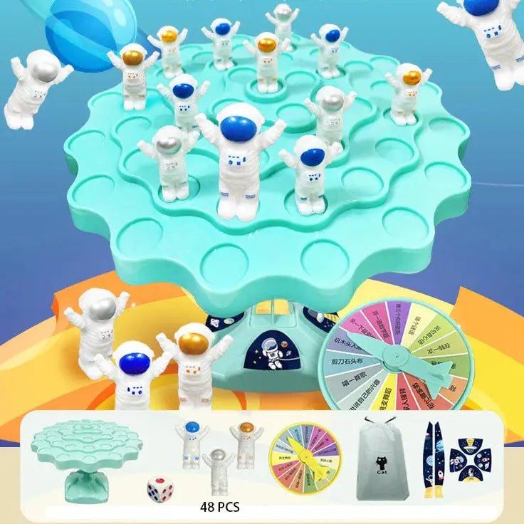 ✨🎁【Compre um e leve outro grátis】Brinquedo educativo interativo Astronaut Balance para pais e filhos