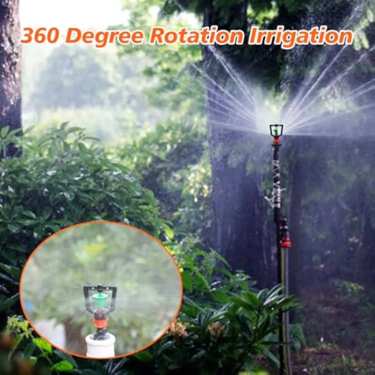 【50 pezzi/100 pezzi】💦🌿Micro irrigatore rotante per serra a 360 gradi
