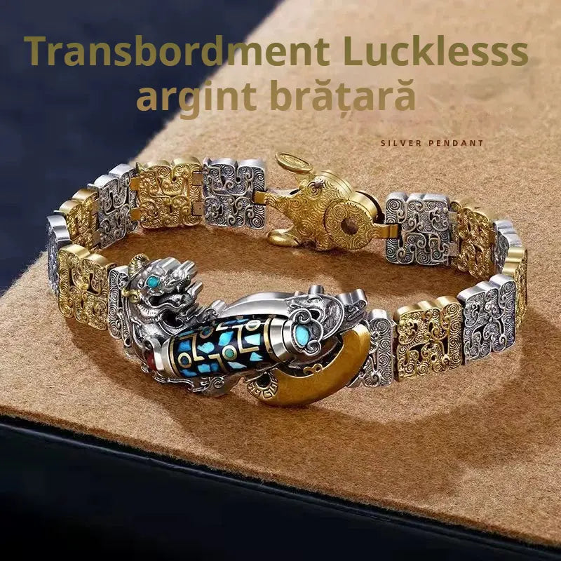 ćš„Offerta specialećBracciale con perline Dzi a nove occhi e bracciale Pixiu