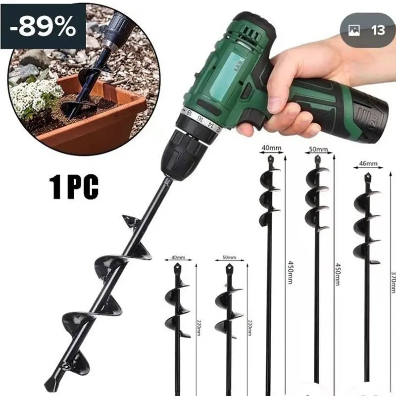 🌱 Attrezzi da giardinaggio Zappe da giardino con asta a spirale