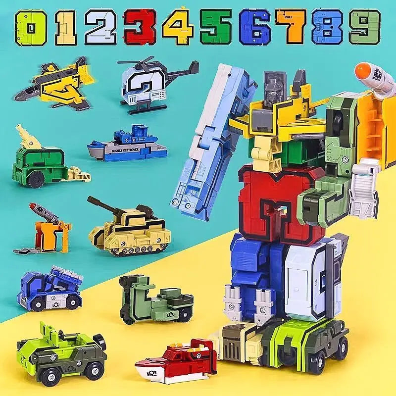 🔥🎁 Autobot trasformabile alfanumerico