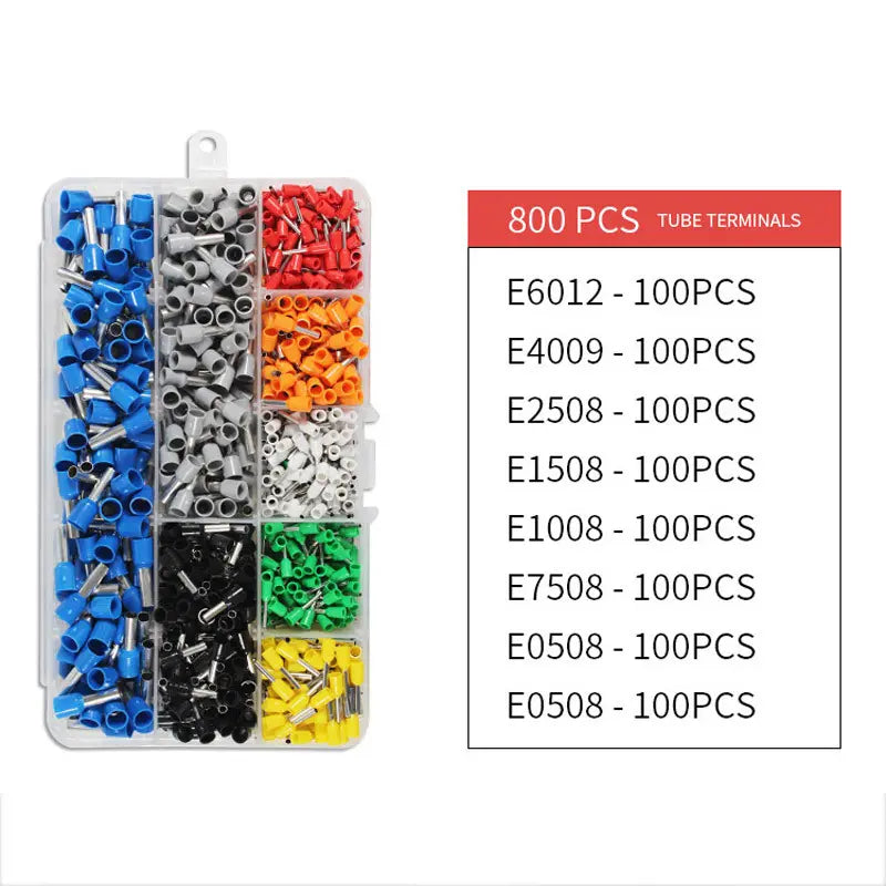 👉👍【1200 pezzi】Pinze per crimpatura di tubi