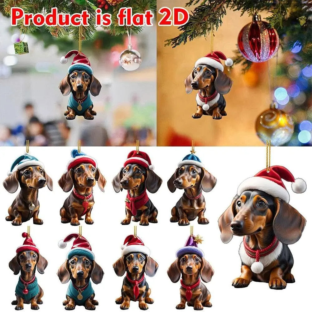 šć9/18 peƧasćš Enfeites de Natal em forma de cĆ£ozinho