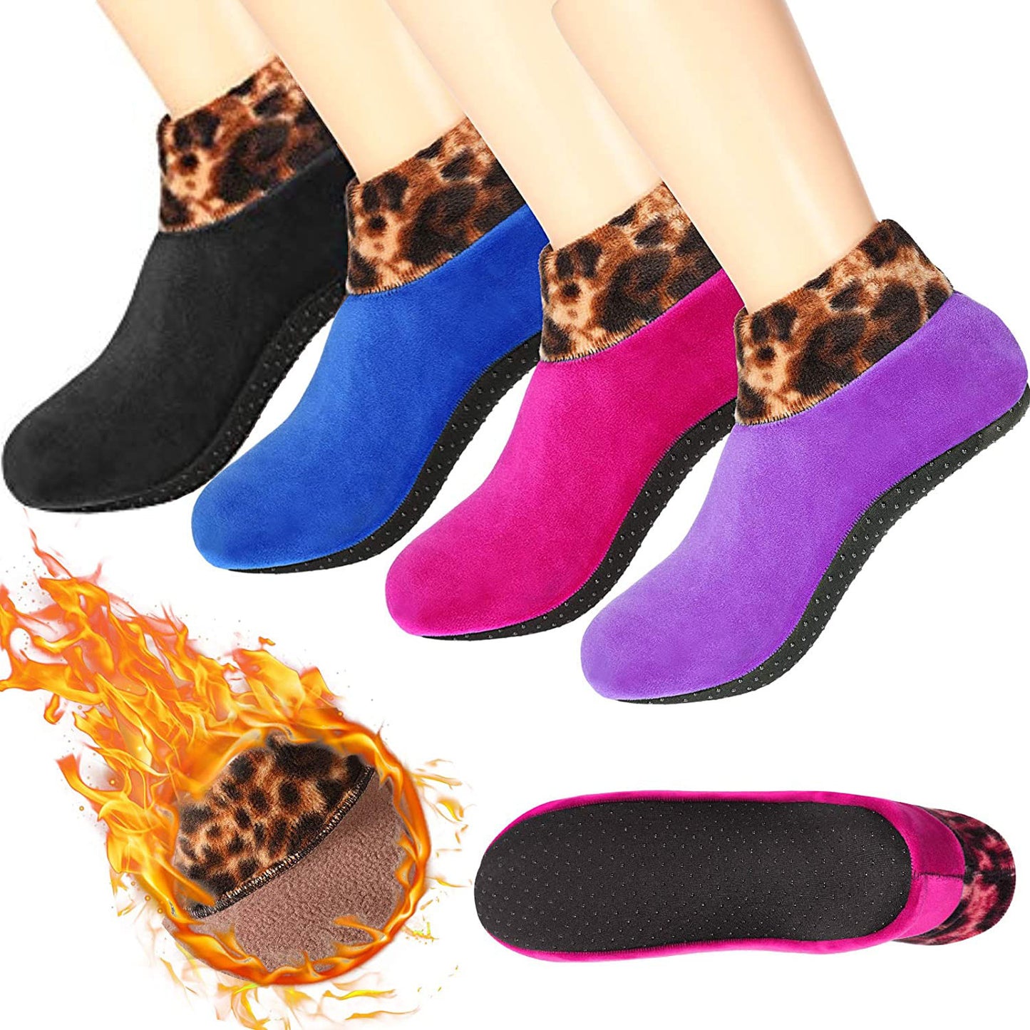 🧦【4/8 árov】 Protišmykové termine ponožky