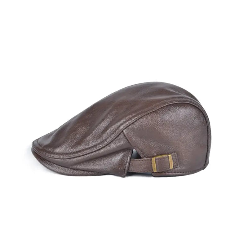 🐏【Acquista 1 e ricevi 1 gratis】 Cappello in pelle di pecora regolabile per uomo.