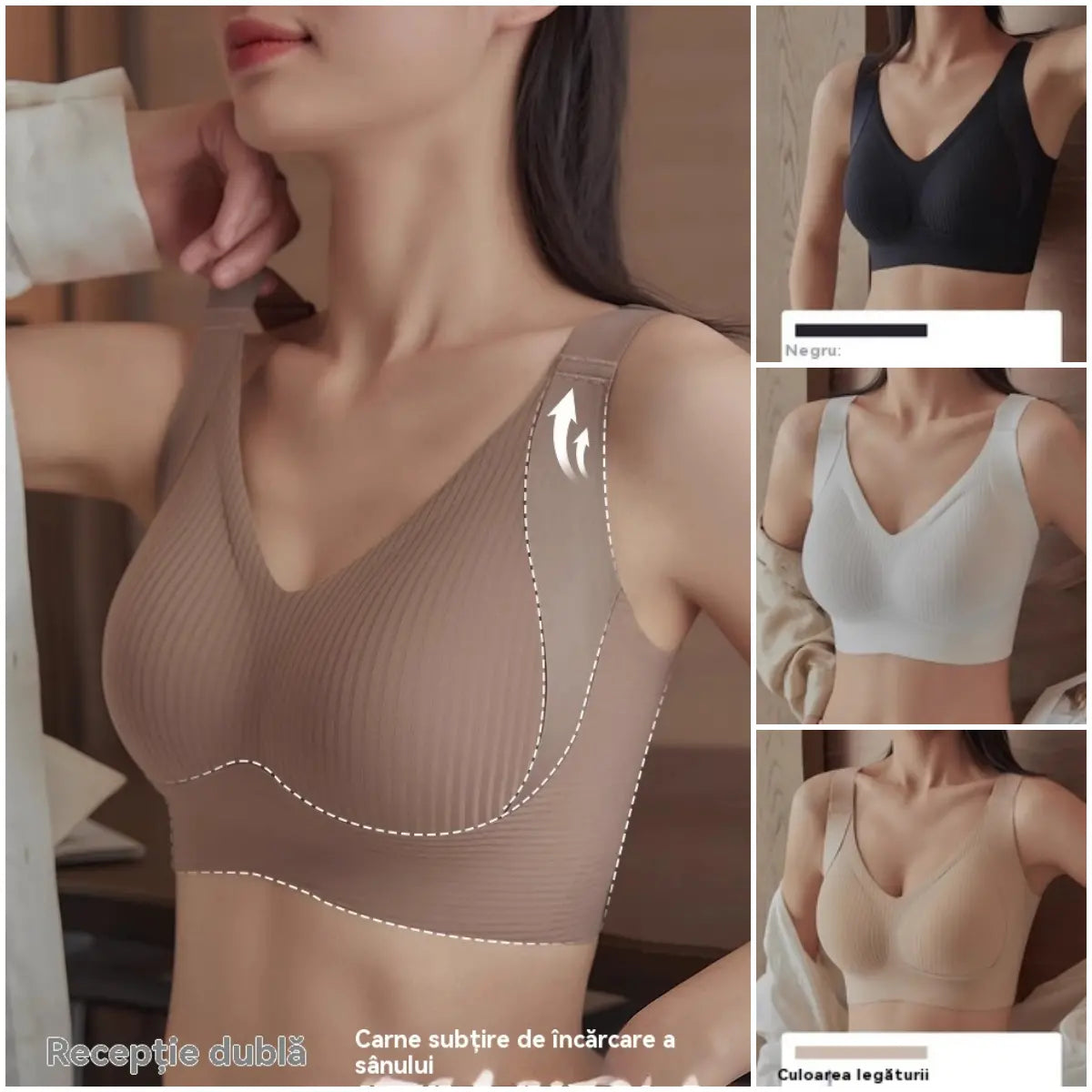 đăConfezione da 4ăReggiseno modellante senza cucitureâ¤ď¸ă40-95 kgă