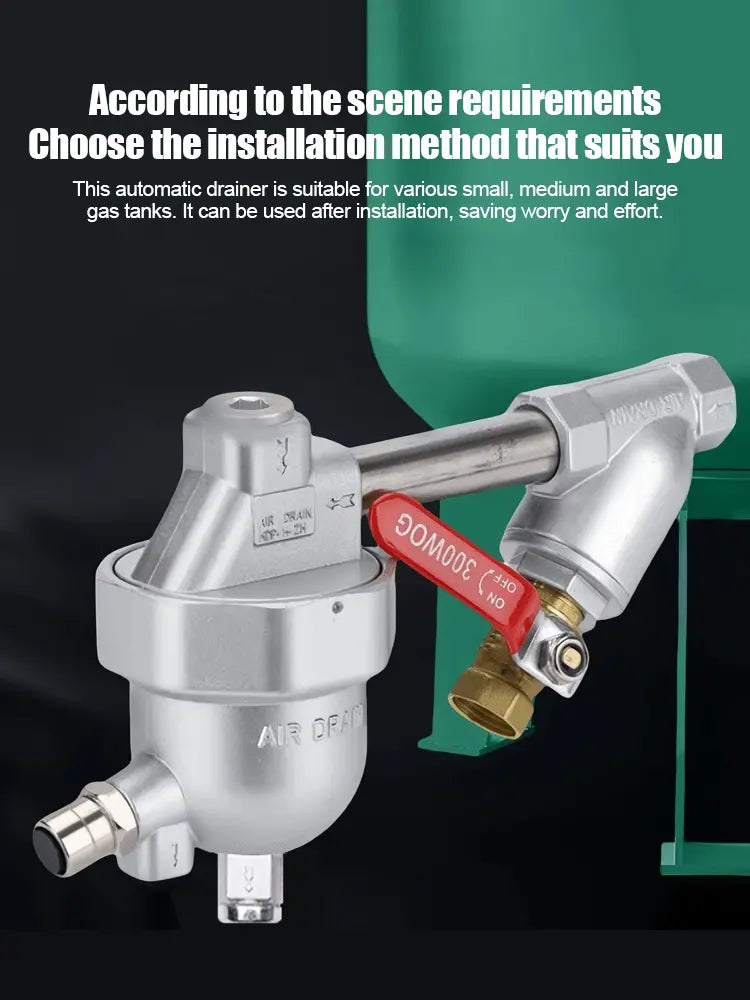 🧰Drenagem automática do depósito de ar e do compressor de ar.