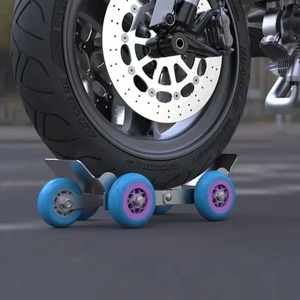 🔥Zariadenie na pohyb motocykla, samozáchrannĂ˝ prĂves s prasknutĂm pneumatiky motocykla
