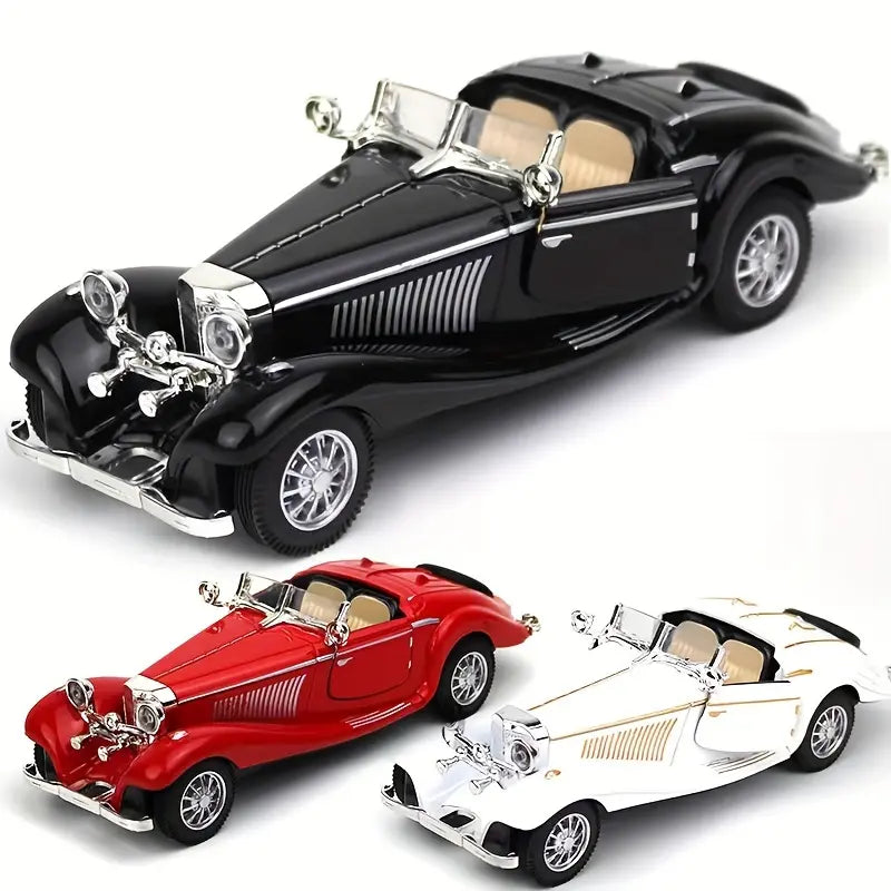 💥💥【Ottimo rapporto qualità-prezzo】Modello di auto classica retrò 500K in lega di alluminio in scala 1:28