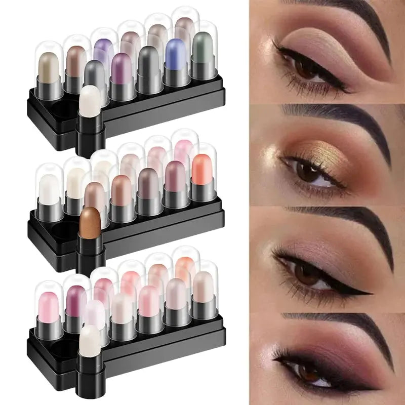 【🏆Artigo mais vendido】✨🌈【12/24/36 cores】Caixa de sombras