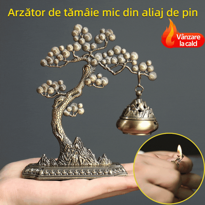 š„š„ćVendita caldaćBruciatore di incenso creativo con ornamenti, bruciatore per aromaterapia, Elk Home