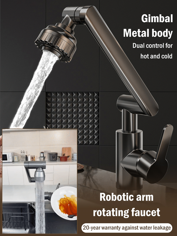 Otočná batéria s mechanickým ramenom na 1080°