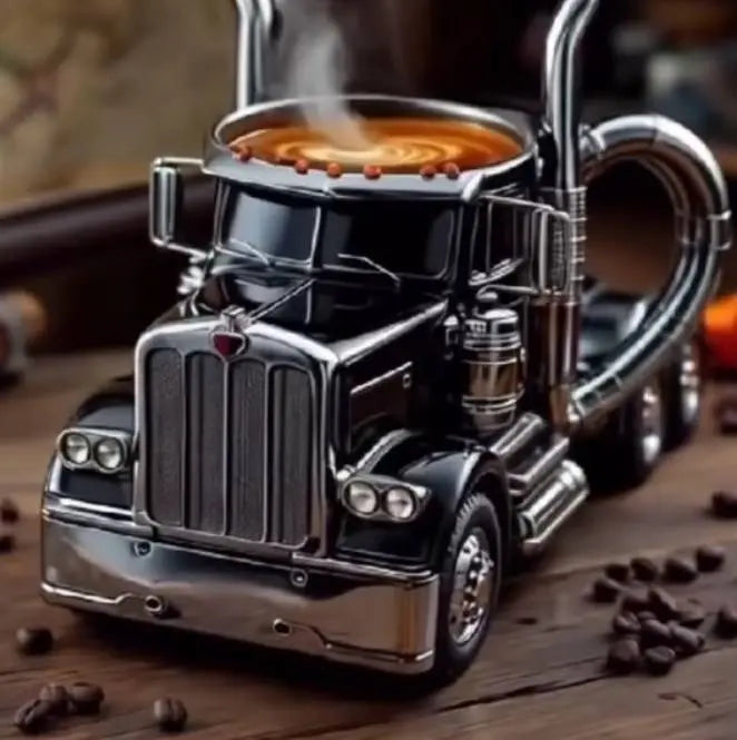 🚛 Tazze da caffè fatte a mano per semirimorchi