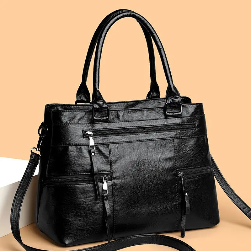 👜Borsa da donna in morbida, elegante e capiente pelle