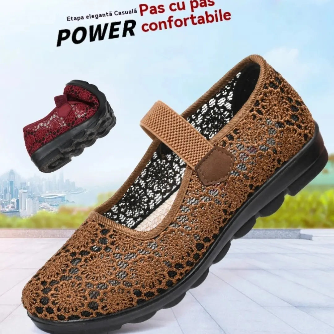 💟🥰【35-41】Sapatos baixos respiráveis, com sola macia e ocos