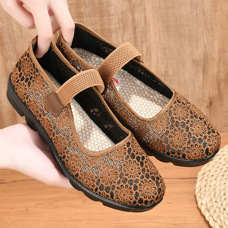 💟🥰【35-41】Sapatos baixos respiráveis, com sola macia e ocos