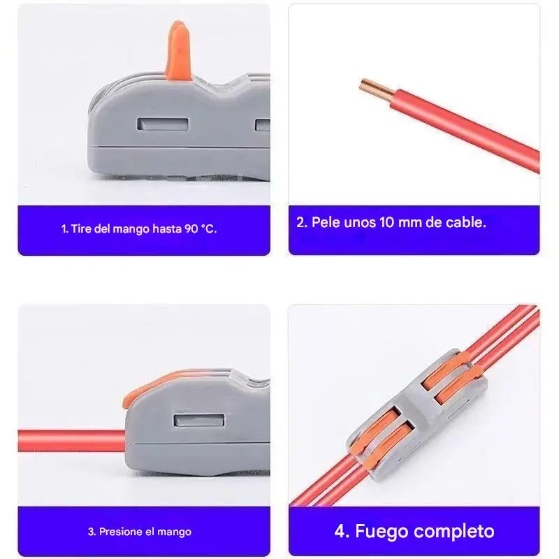 【30/60 pezzi】Connettore per cavi elettrici multifunzionale