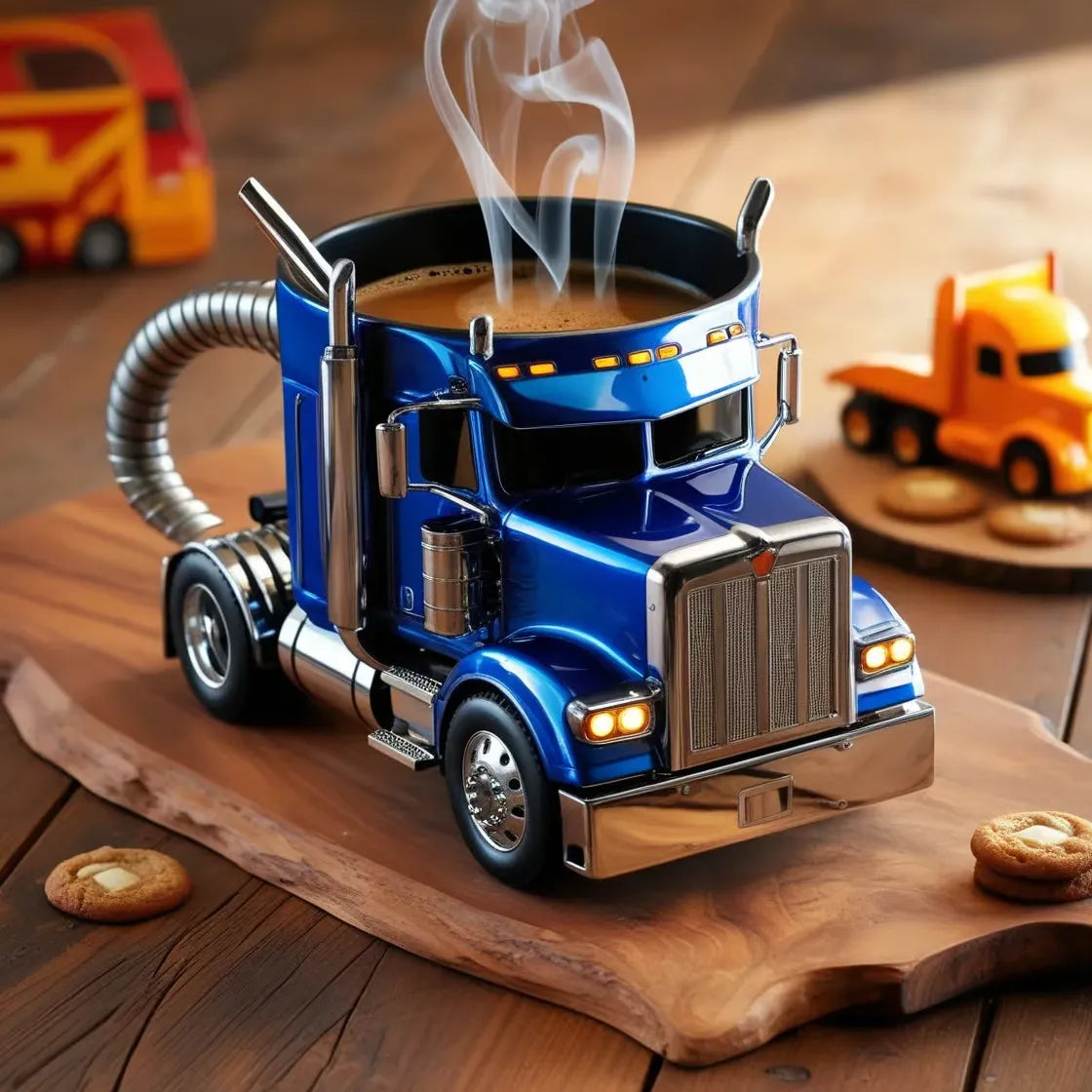 🚛 Tazze da caffè fatte a mano per semirimorchi